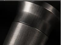 Macro study of a machined titanium surface